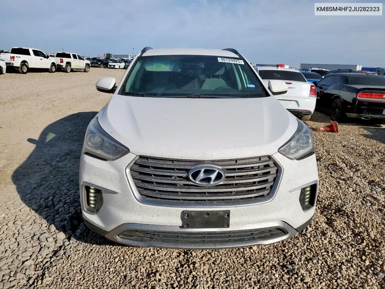 KM8SM4HF2JU282323 2018 Hyundai Santa Fe Se