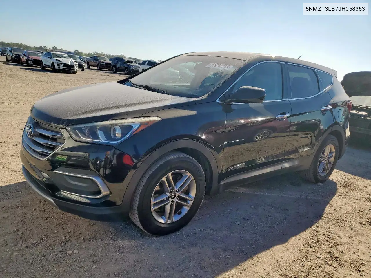 5NMZT3LB7JH058363 2018 Hyundai Santa Fe Sport