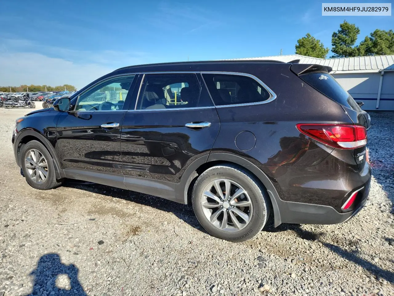 KM8SM4HF9JU282979 2018 Hyundai Santa Fe Se