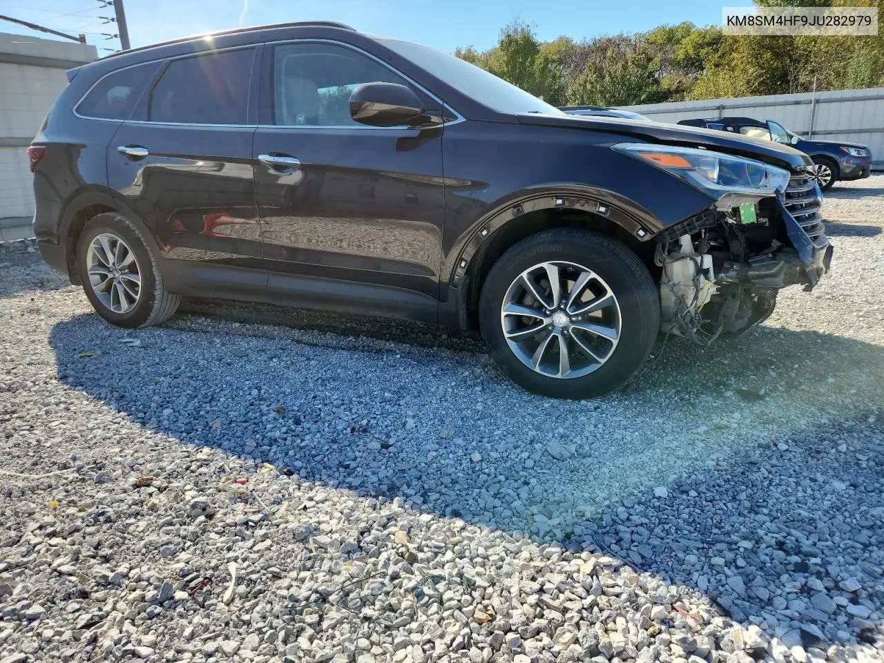 KM8SM4HF9JU282979 2018 Hyundai Santa Fe Se