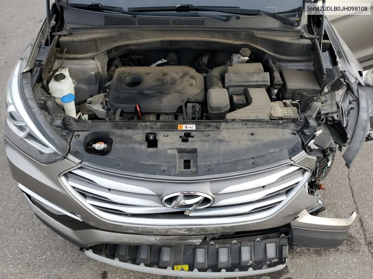 5NMZUDLB0JH098108 2018 Hyundai Santa Fe Sport