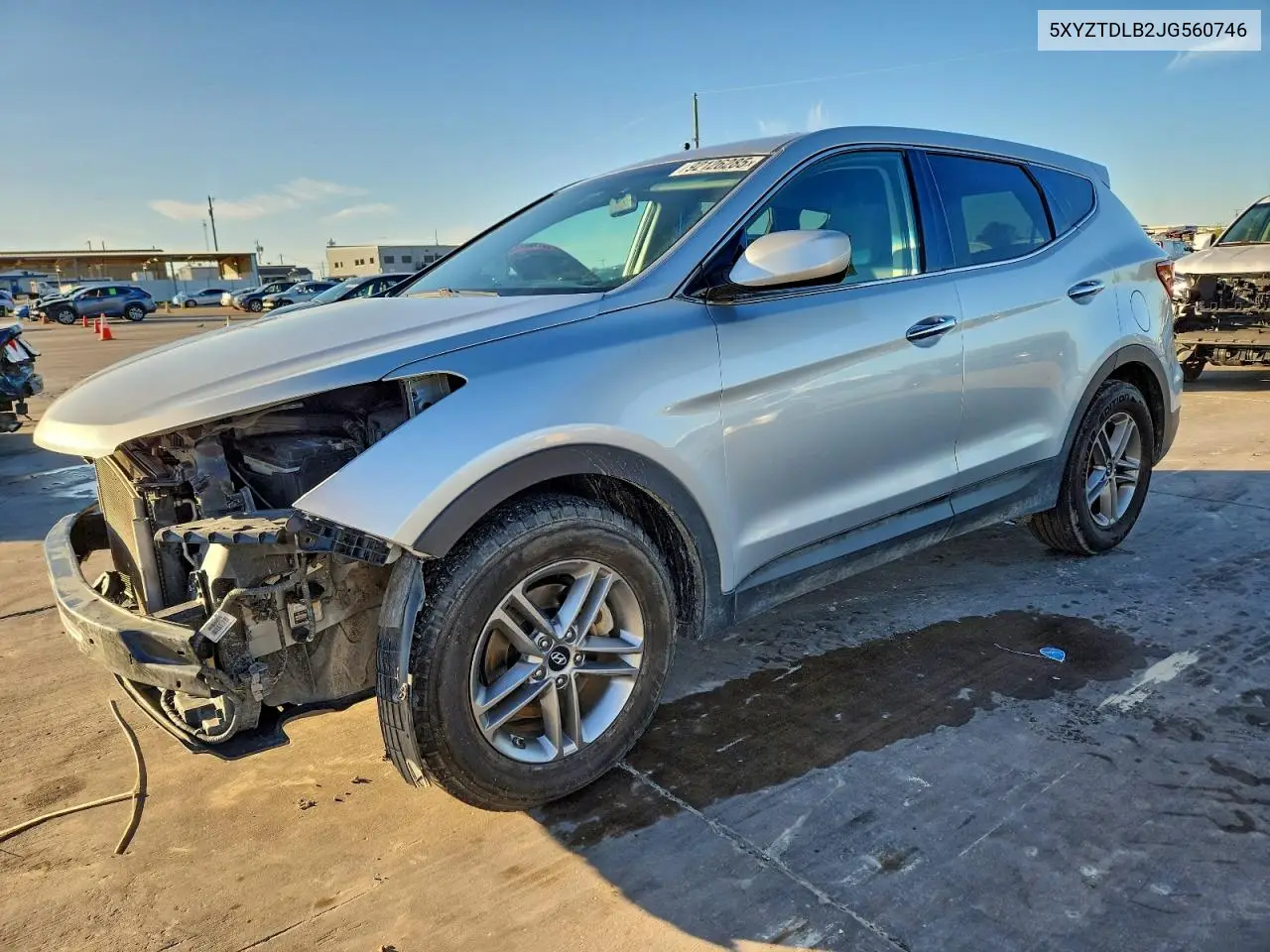 5XYZTDLB2JG560746 2018 Hyundai Santa Fe Sport