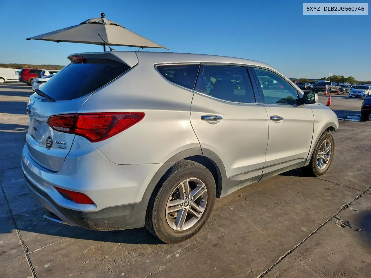 5XYZTDLB2JG560746 2018 Hyundai Santa Fe Sport