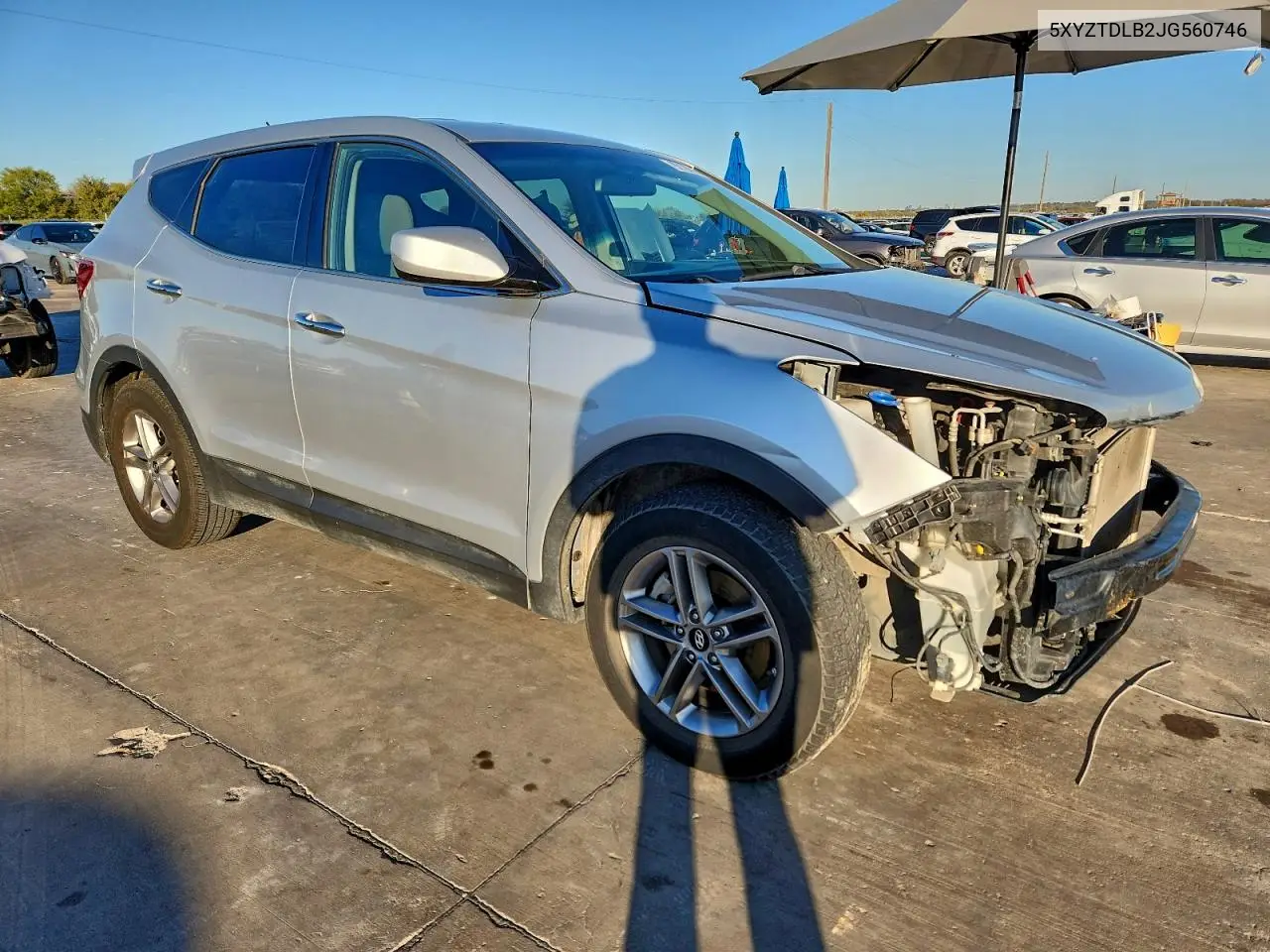 5XYZTDLB2JG560746 2018 Hyundai Santa Fe Sport