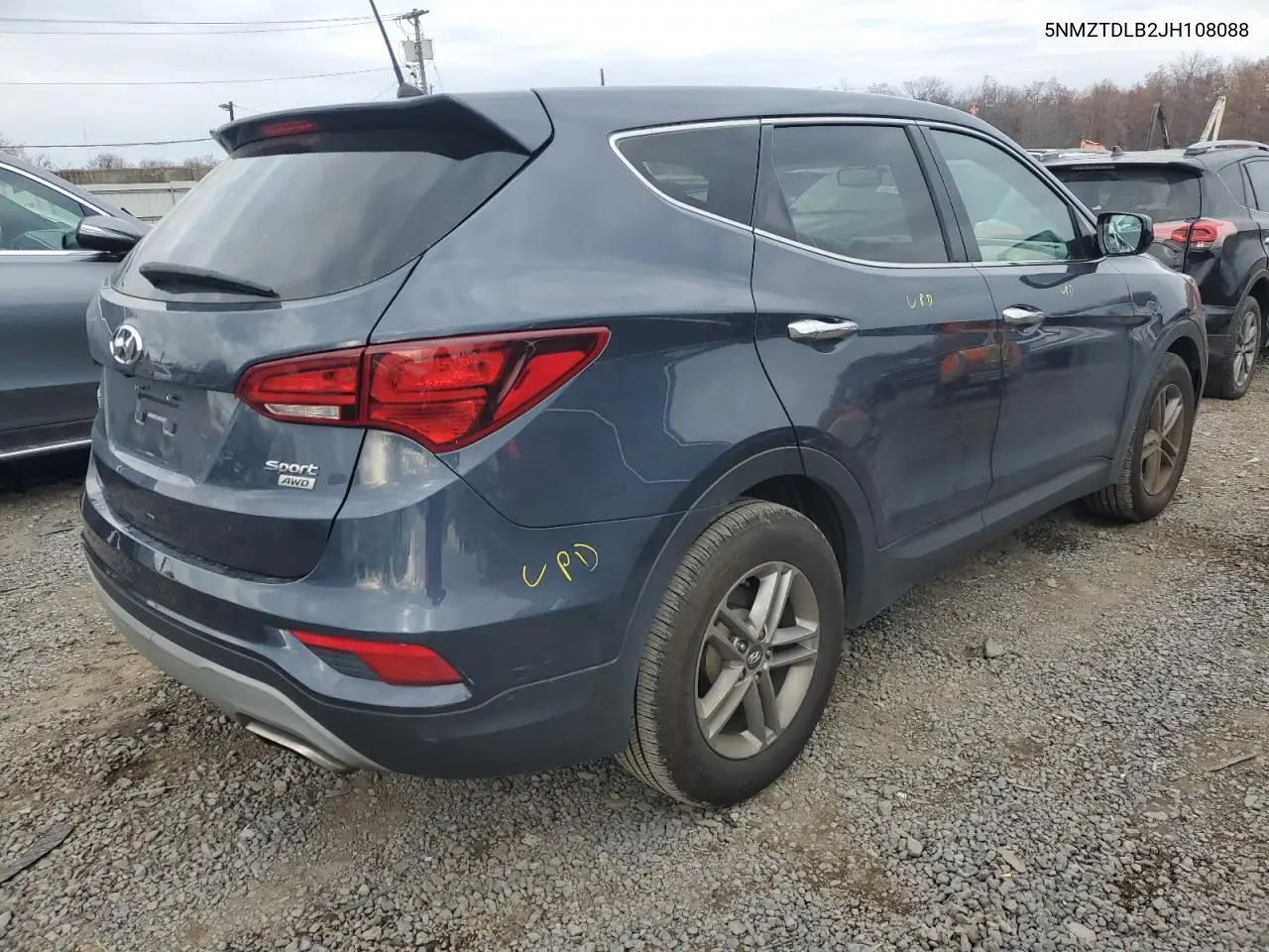 5NMZTDLB2JH108088 2018 Hyundai Santa Fe Sport