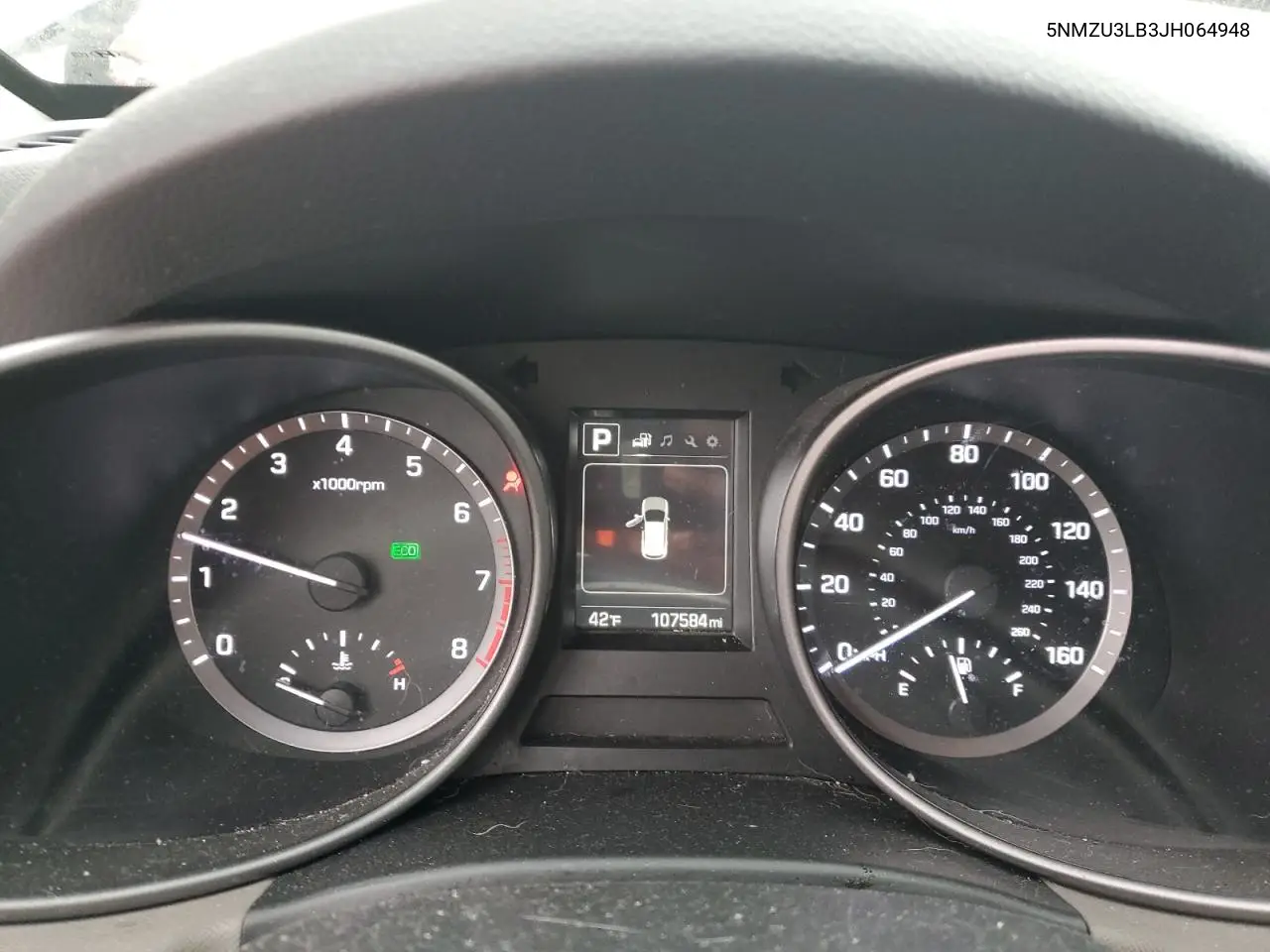 5NMZU3LB3JH064948 2018 Hyundai Santa Fe Sport