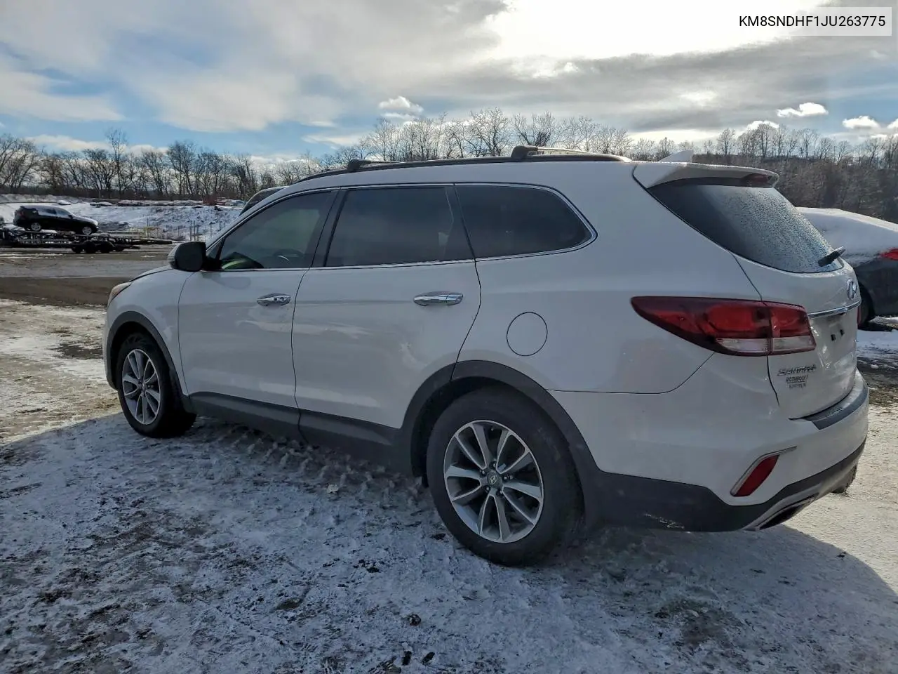 KM8SNDHF1JU263775 2018 Hyundai Santa Fe Se