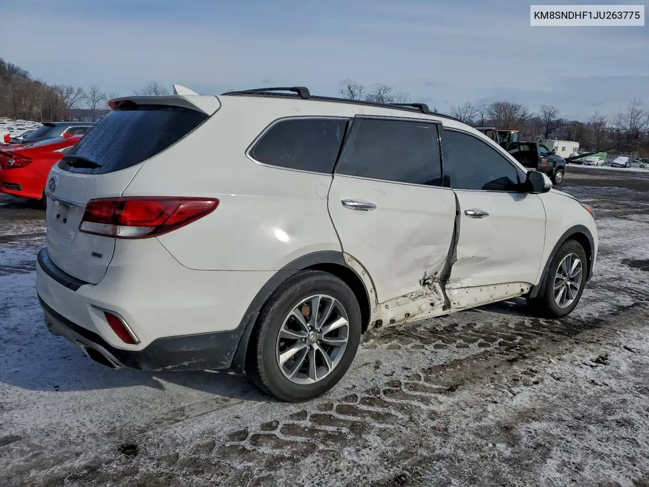 KM8SNDHF1JU263775 2018 Hyundai Santa Fe Se