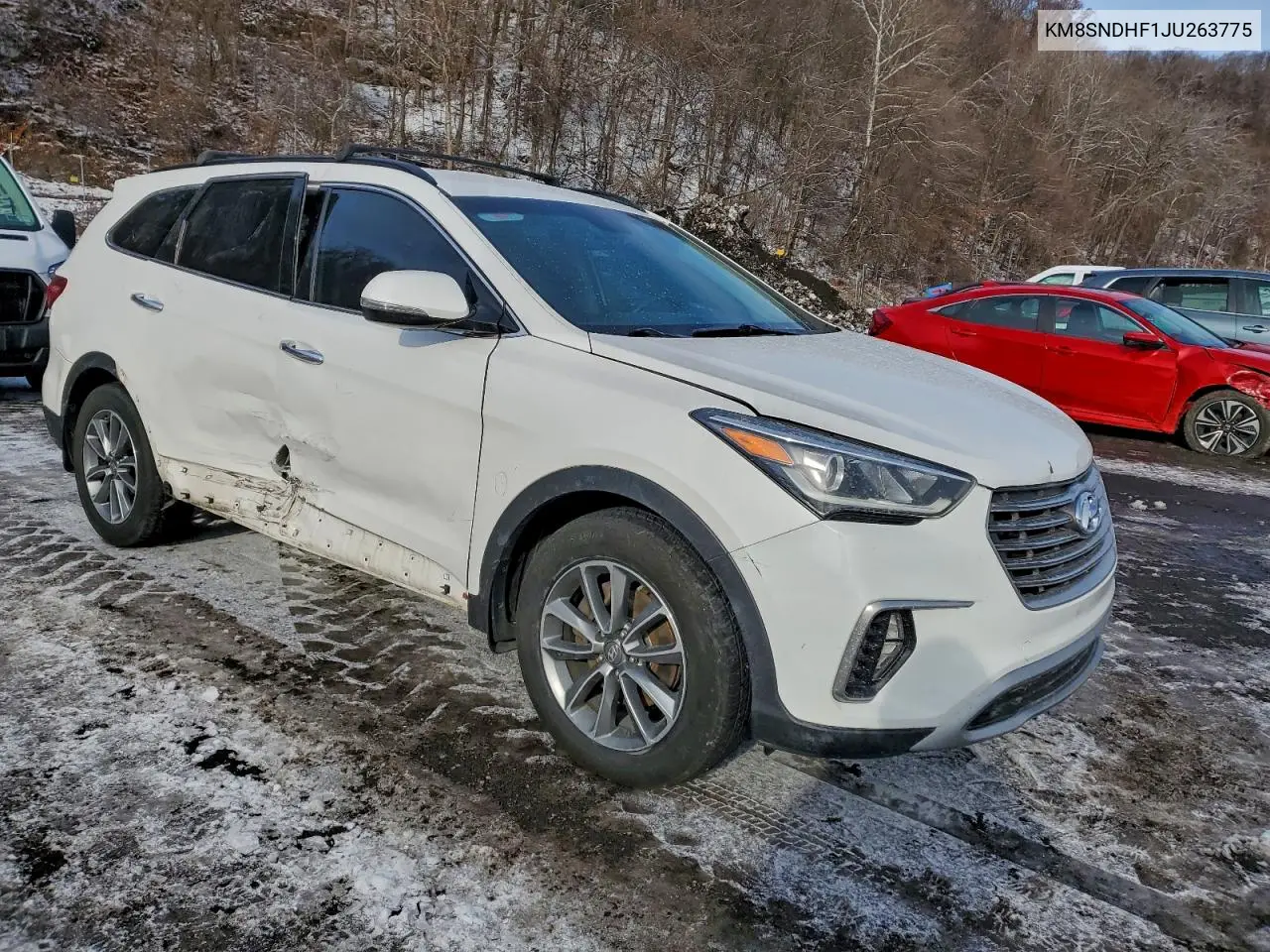 KM8SNDHF1JU263775 2018 Hyundai Santa Fe Se