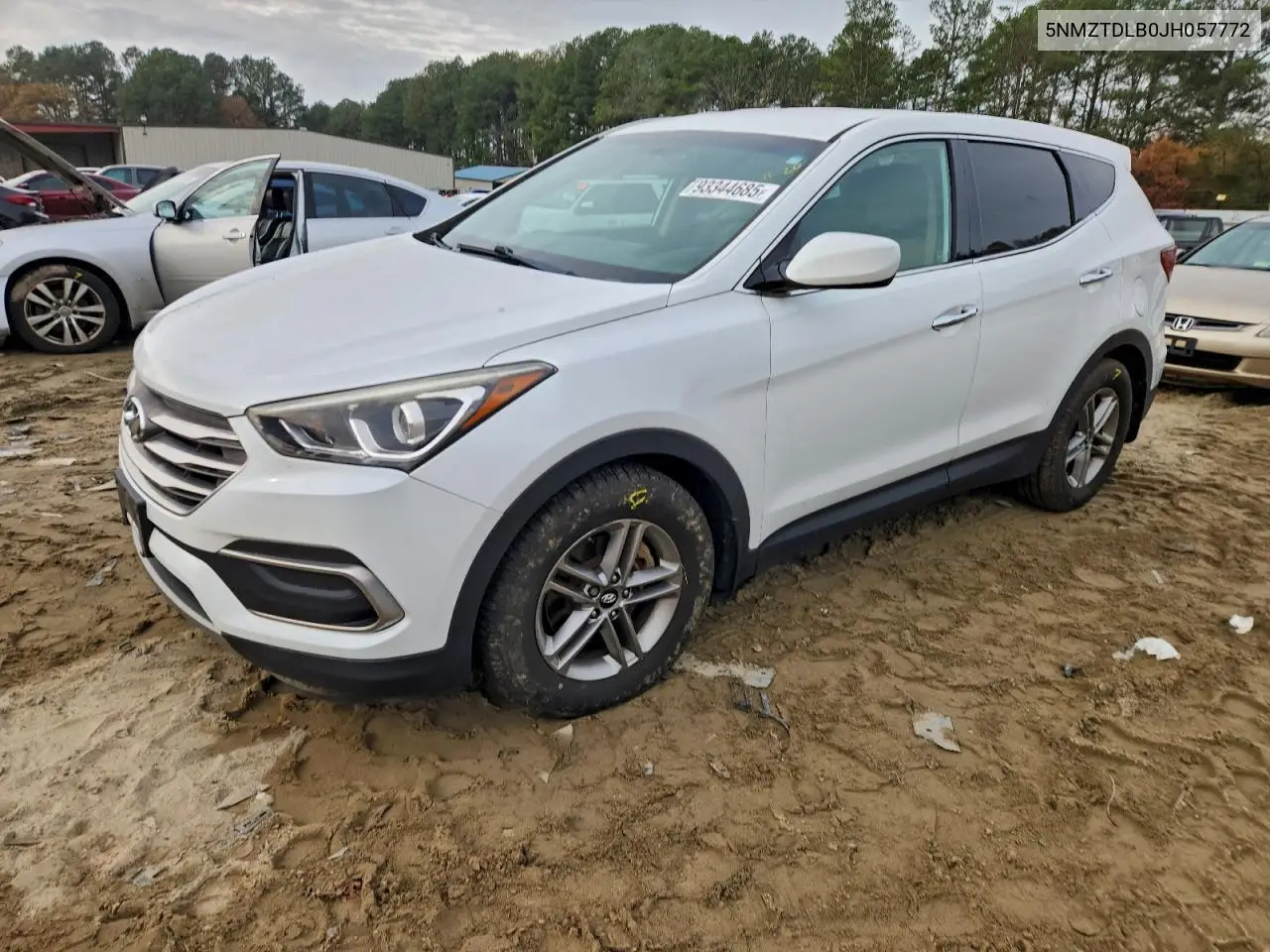 5NMZTDLB0JH057772 2018 Hyundai Santa Fe Sport