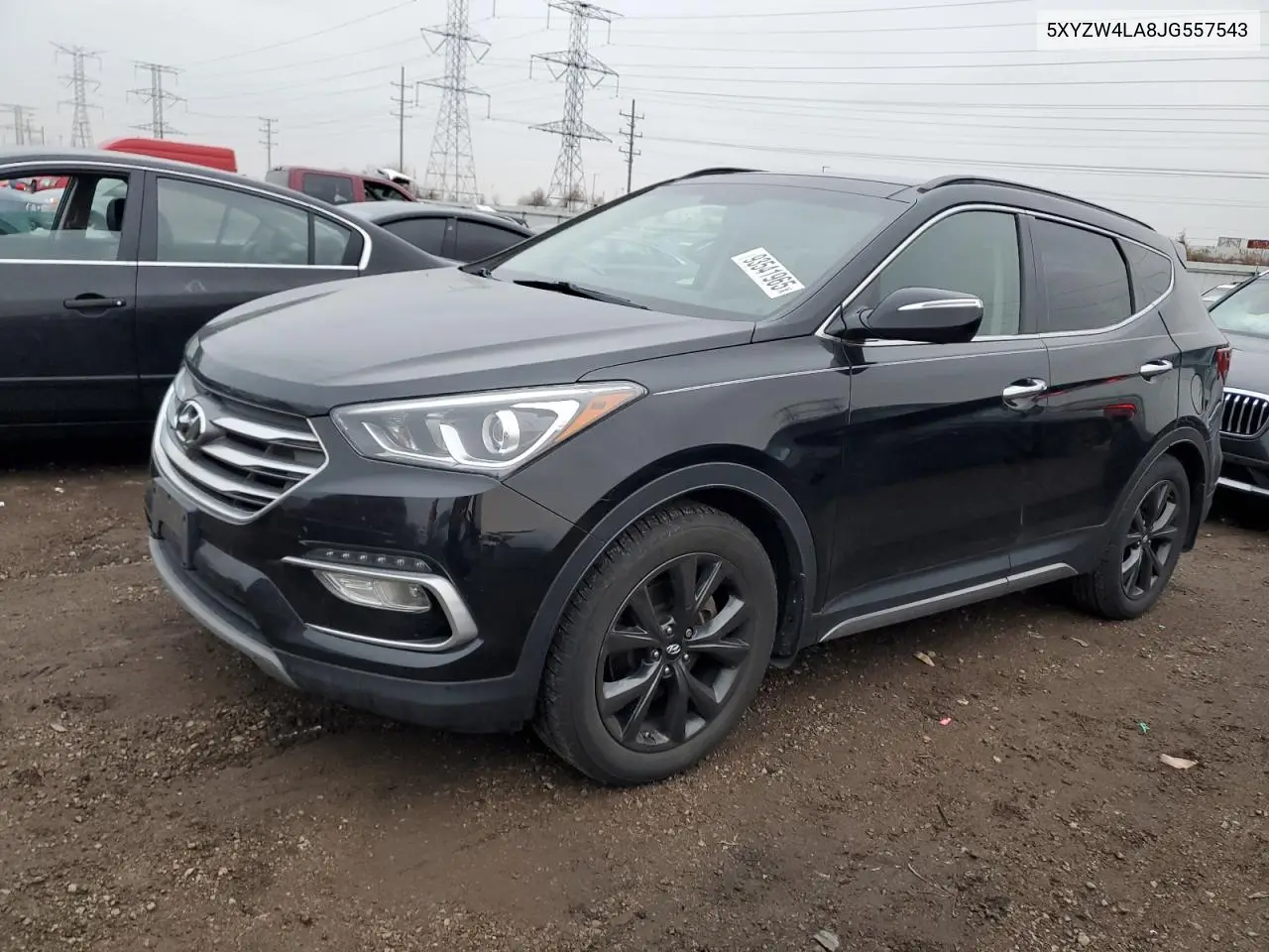 5XYZW4LA8JG557543 2018 Hyundai Santa Fe Sport