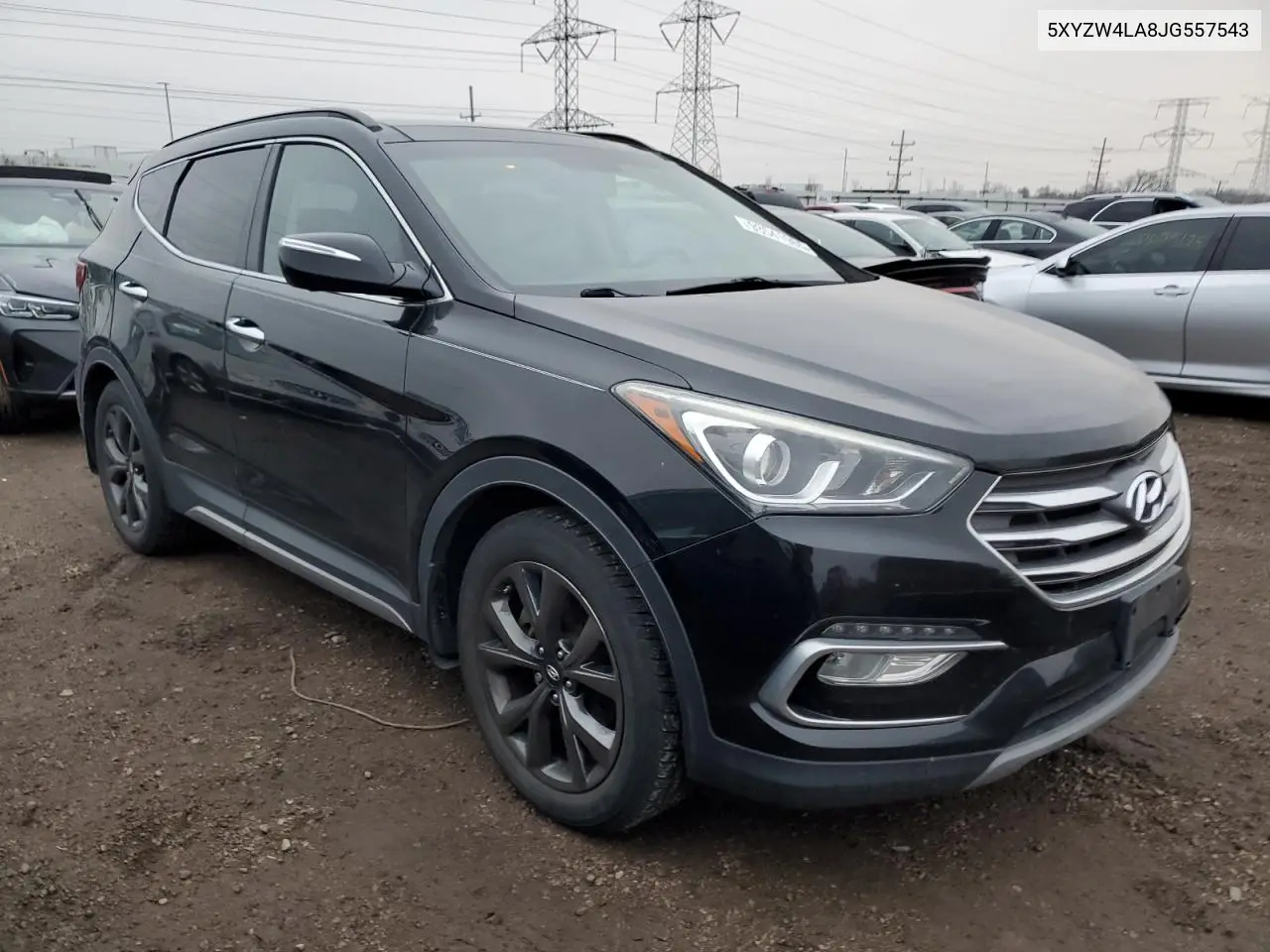 5XYZW4LA8JG557543 2018 Hyundai Santa Fe Sport
