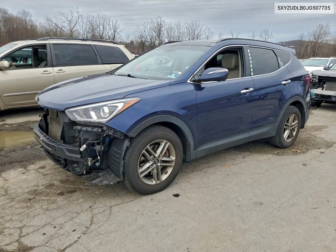5XYZUDLB0JG507735 2018 Hyundai Santa Fe Sport