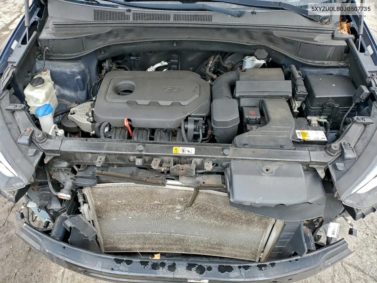 5XYZUDLB0JG507735 2018 Hyundai Santa Fe Sport