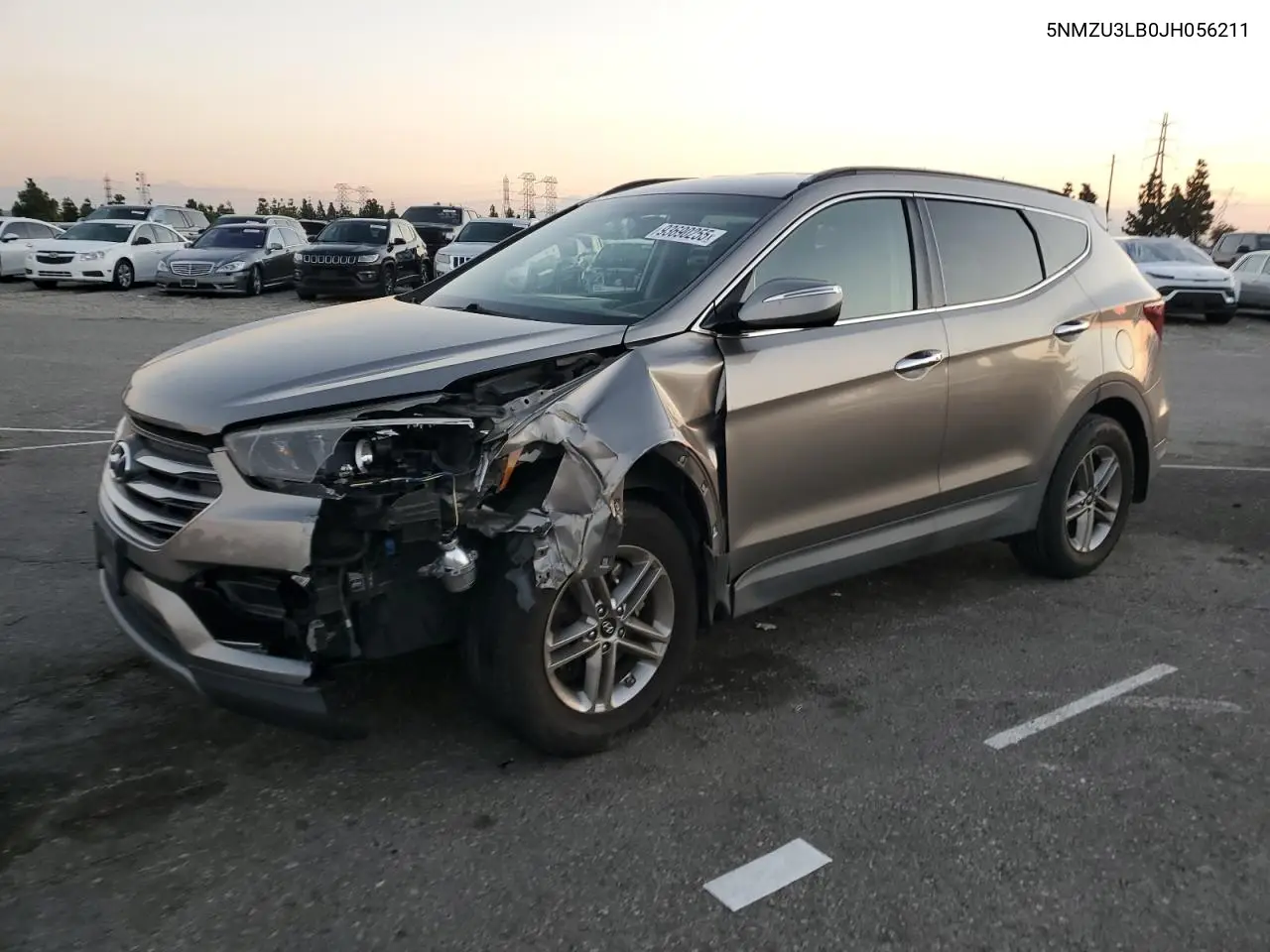 5NMZU3LB0JH056211 2018 Hyundai Santa Fe Sport