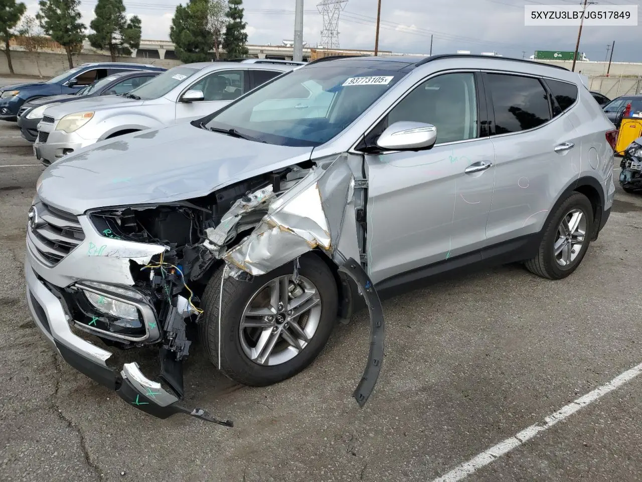 5XYZU3LB7JG517849 2018 Hyundai Santa Fe Sport