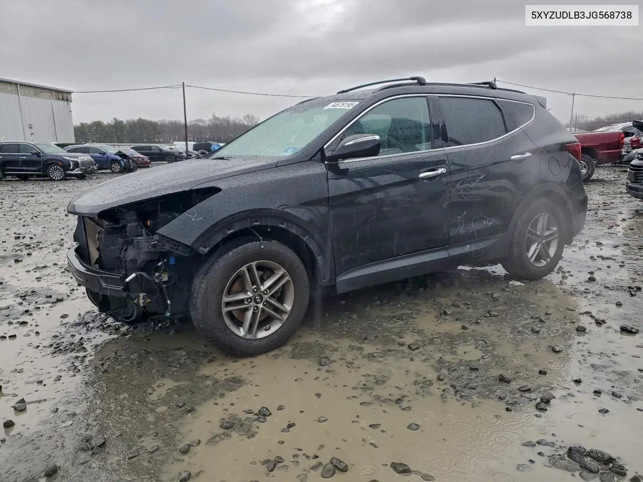 5XYZUDLB3JG568738 2018 Hyundai Santa Fe Sport