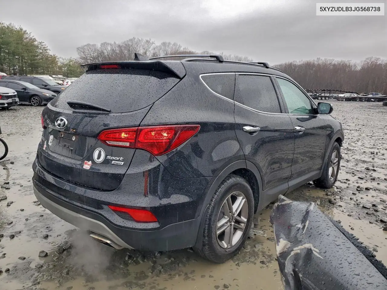 5XYZUDLB3JG568738 2018 Hyundai Santa Fe Sport