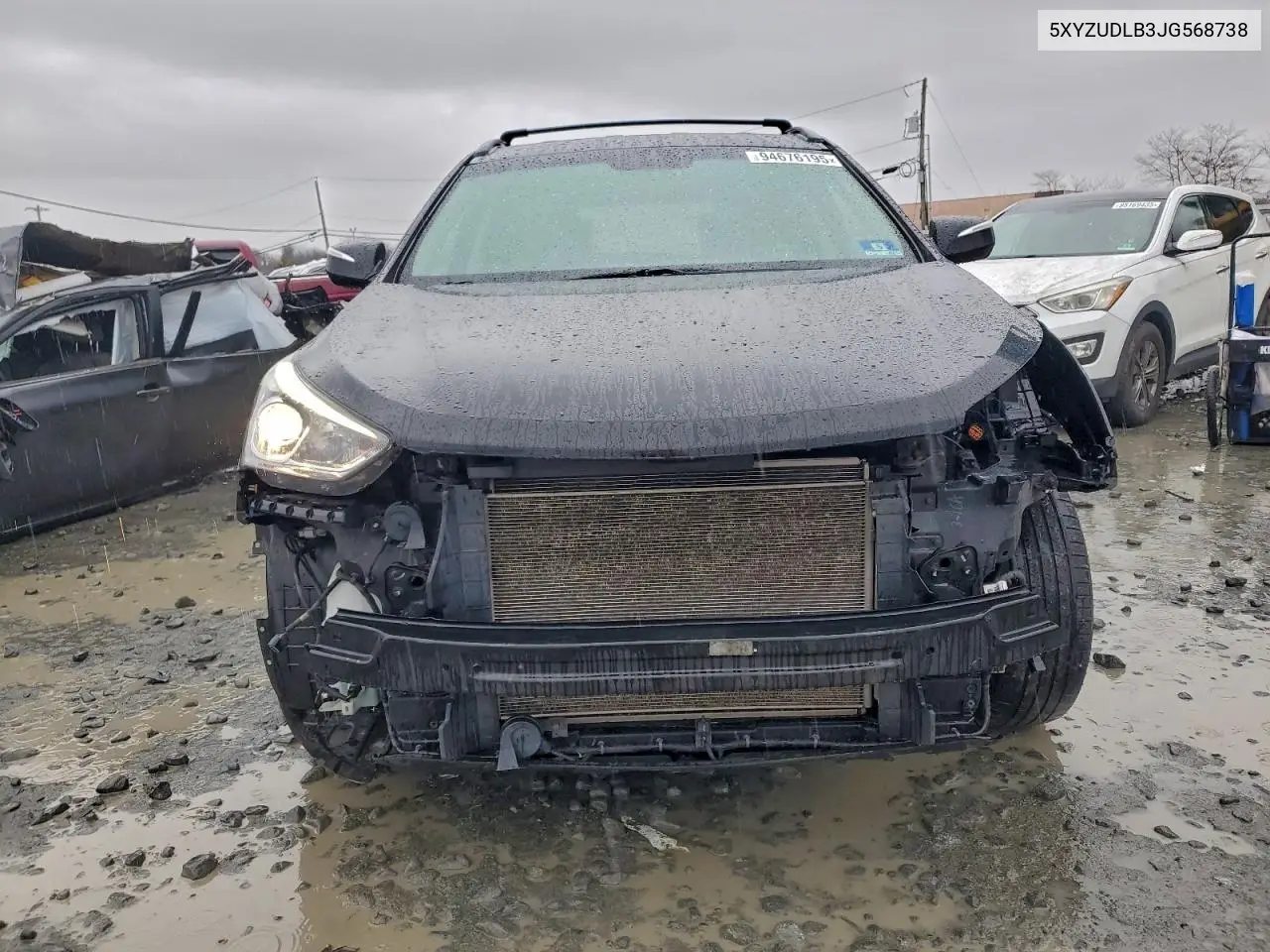 5XYZUDLB3JG568738 2018 Hyundai Santa Fe Sport