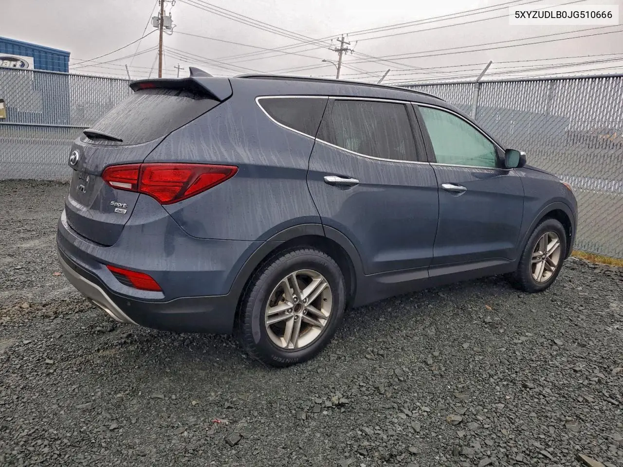 5XYZUDLB0JG510666 2018 Hyundai Santa Fe Sport