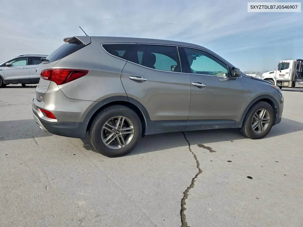 5XYZTDLB7JG546907 2018 Hyundai Santa Fe Sport