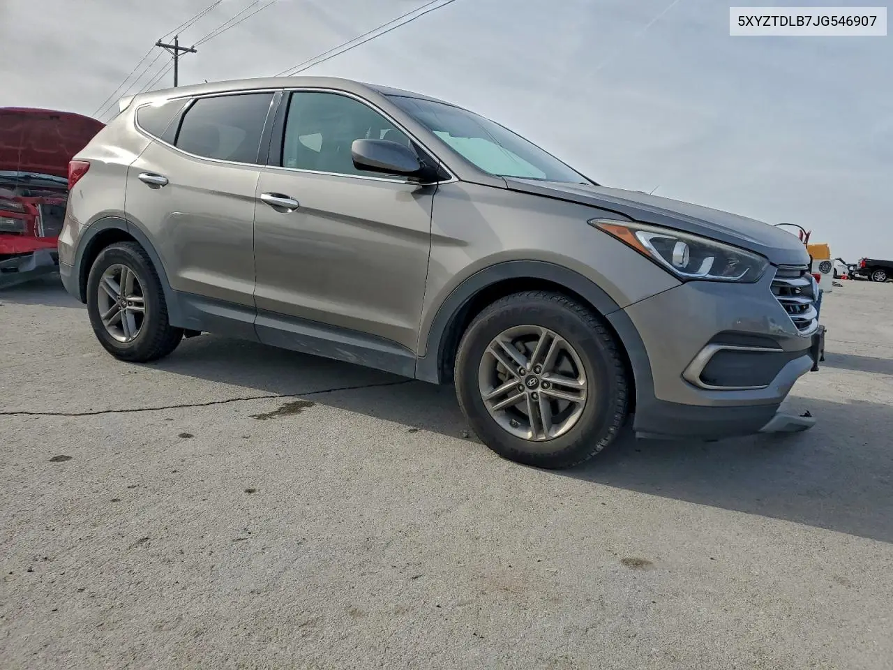 5XYZTDLB7JG546907 2018 Hyundai Santa Fe Sport