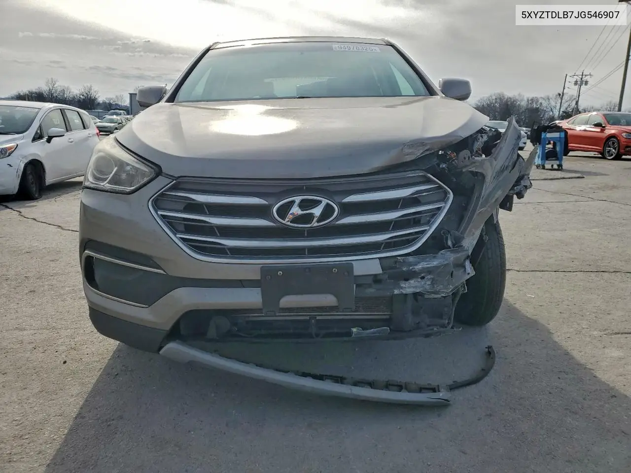 5XYZTDLB7JG546907 2018 Hyundai Santa Fe Sport