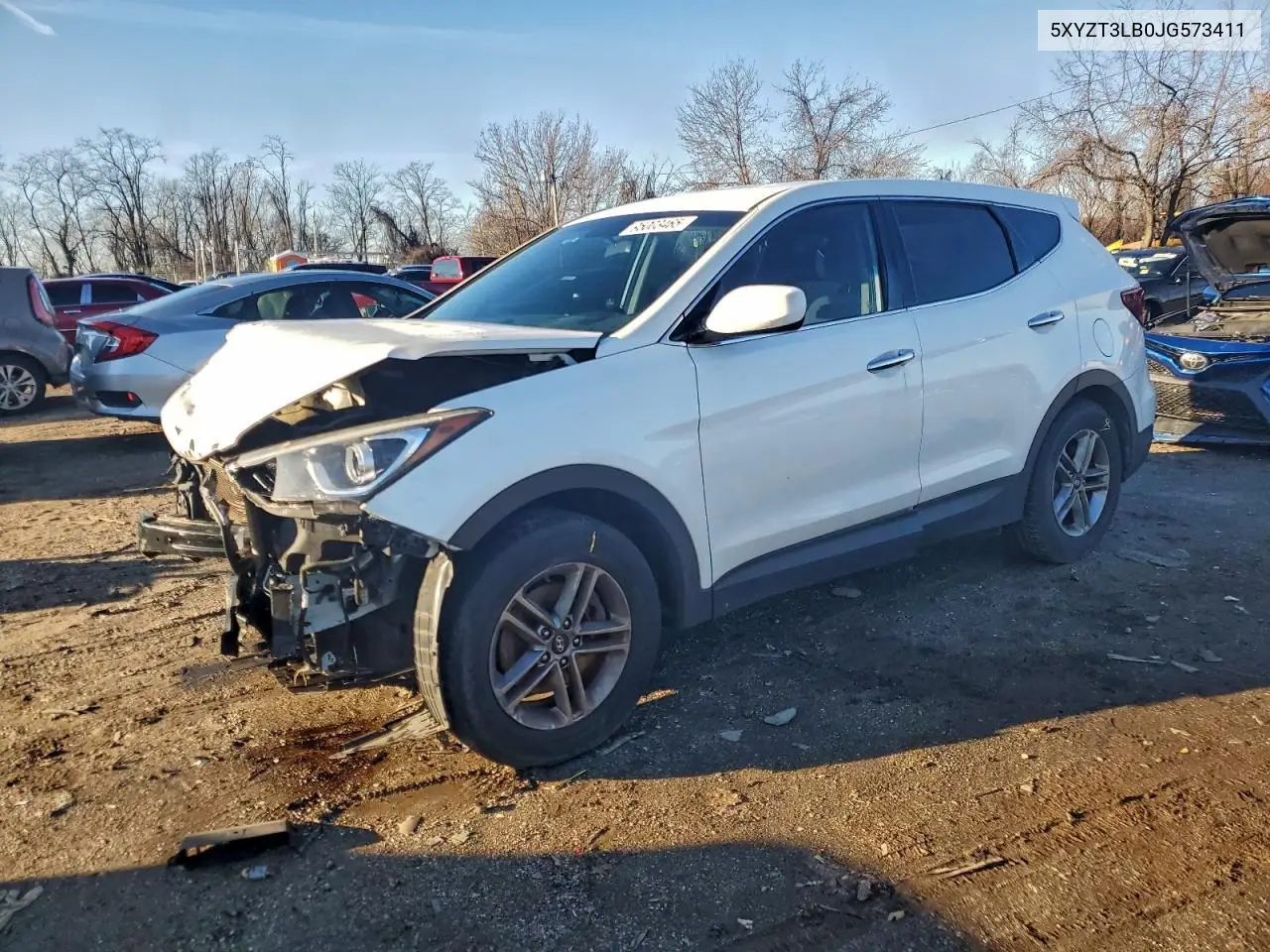 5XYZT3LB0JG573411 2018 Hyundai Santa Fe Sport