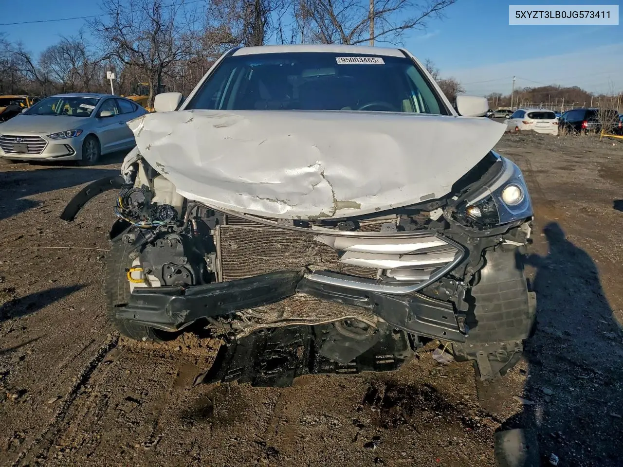 5XYZT3LB0JG573411 2018 Hyundai Santa Fe Sport