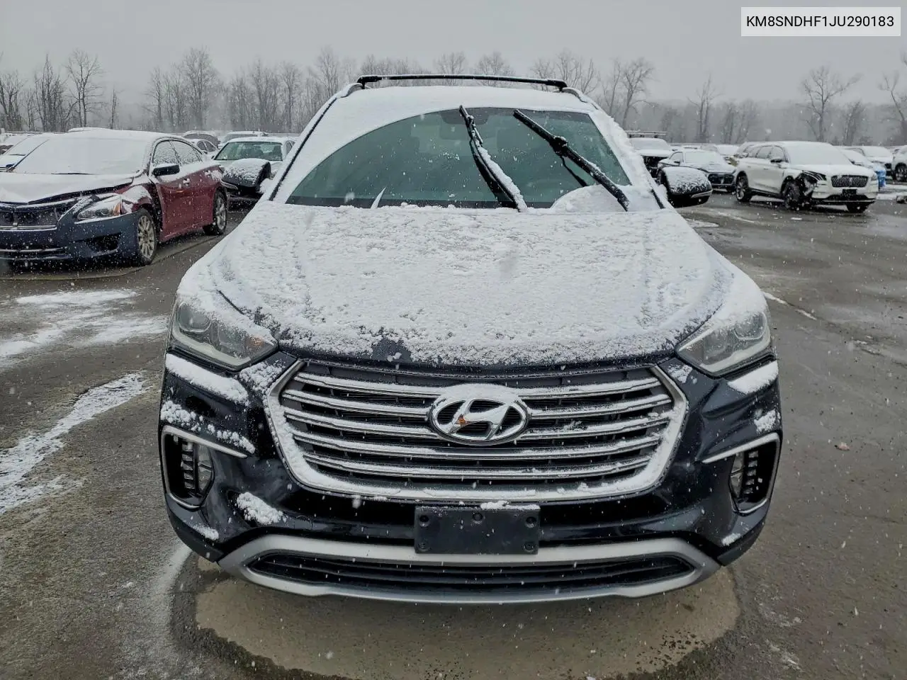 KM8SNDHF1JU290183 2018 Hyundai Santa Fe Se