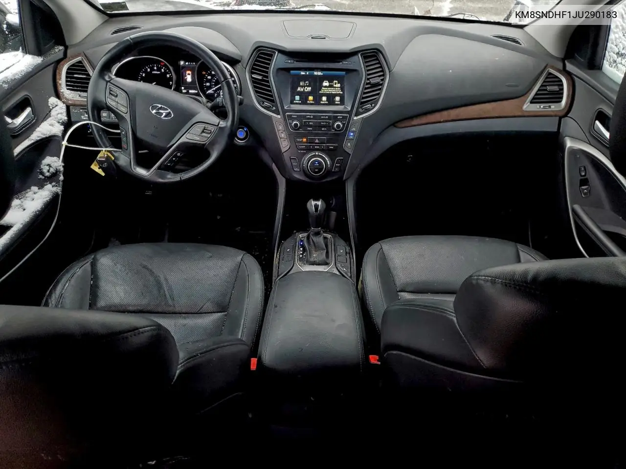 KM8SNDHF1JU290183 2018 Hyundai Santa Fe Se