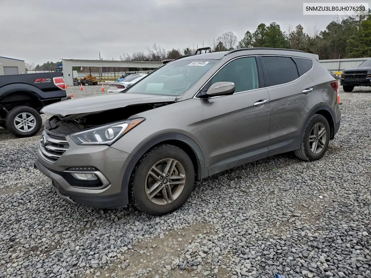 5NMZU3LB0JH076233 2018 Hyundai Santa Fe Sport