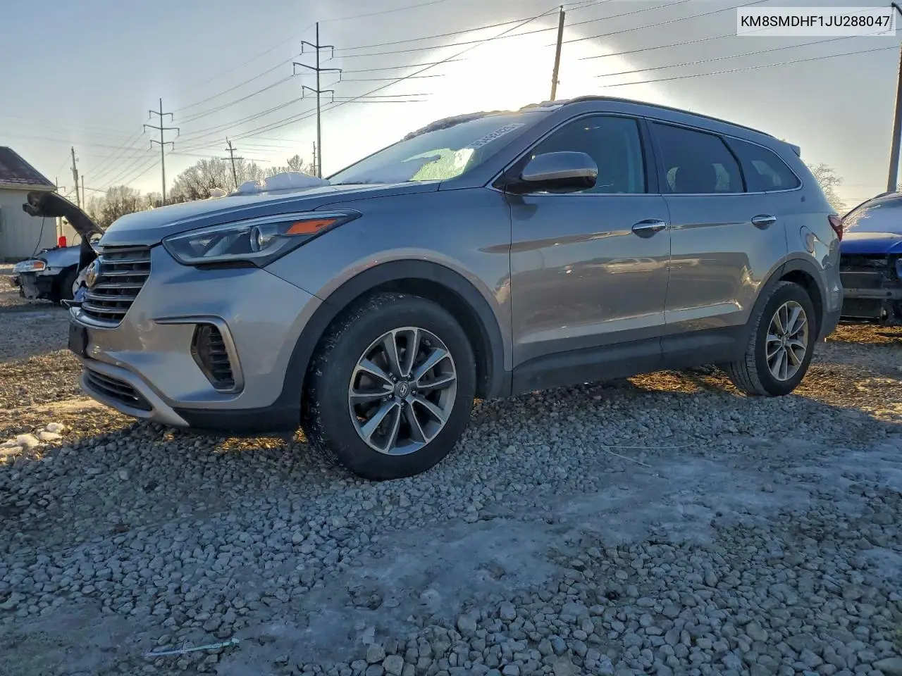 KM8SMDHF1JU288047 2018 Hyundai Santa Fe Se