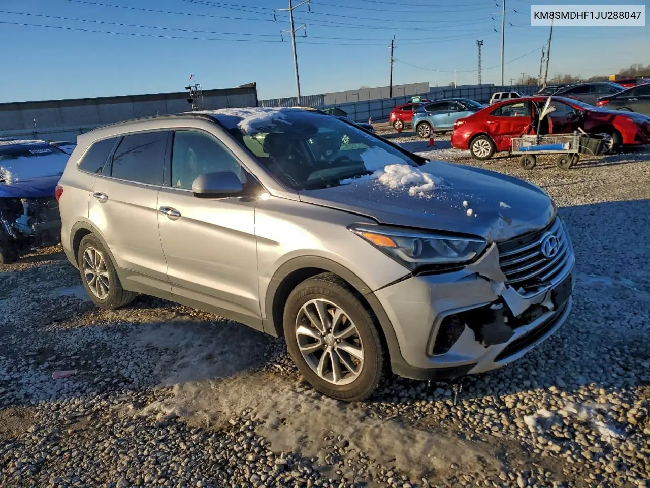 KM8SMDHF1JU288047 2018 Hyundai Santa Fe Se