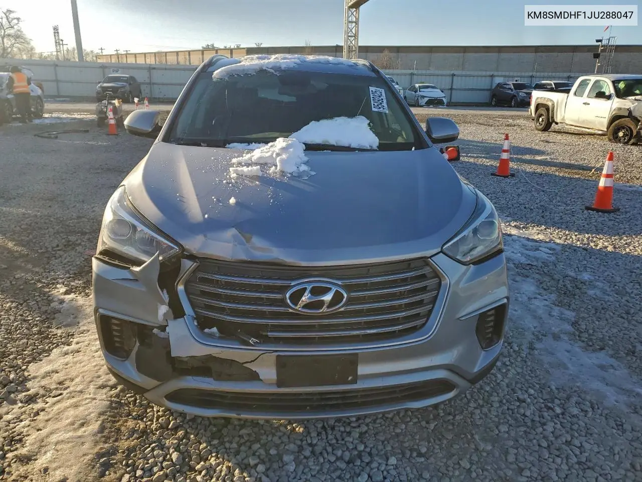 KM8SMDHF1JU288047 2018 Hyundai Santa Fe Se