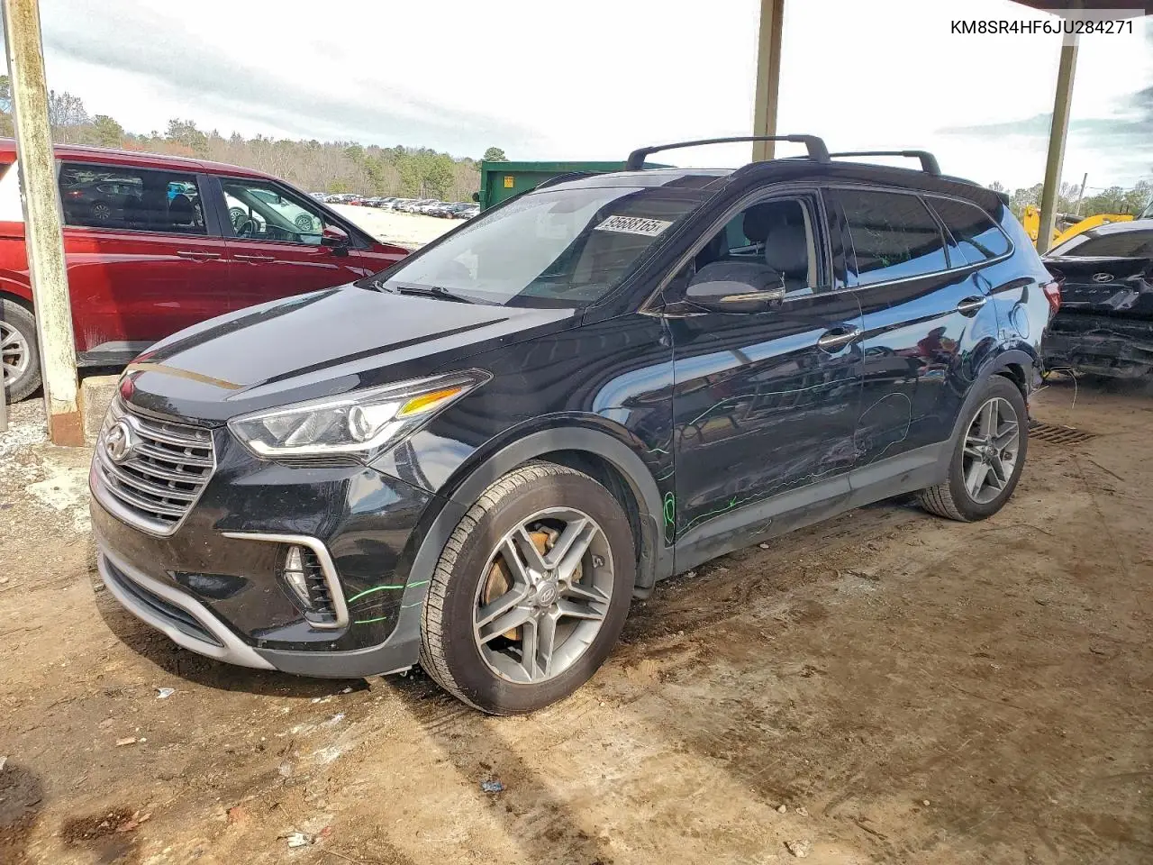 KM8SR4HF6JU284271 2018 Hyundai Santa Fe Se Ultimate