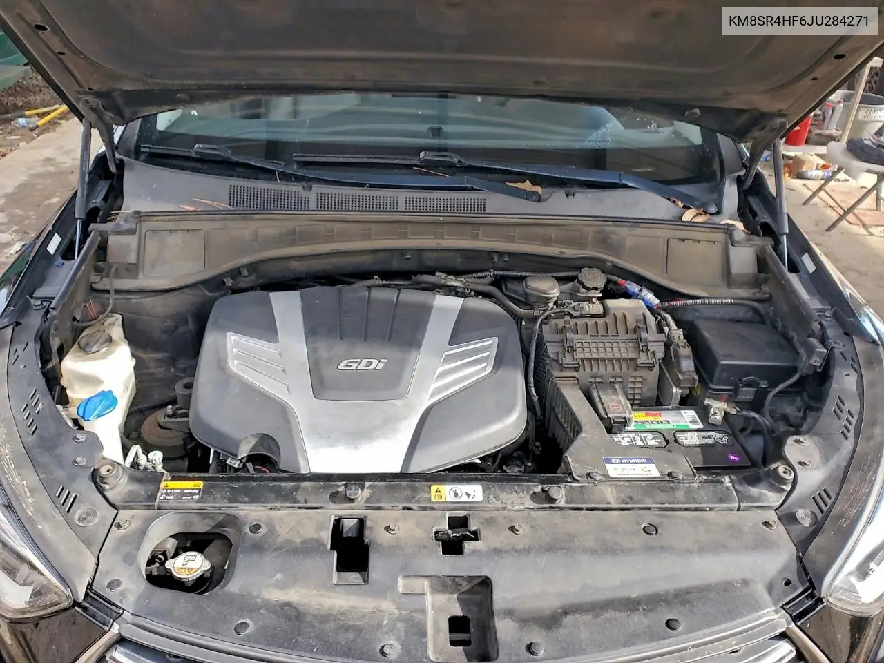 KM8SR4HF6JU284271 2018 Hyundai Santa Fe Se Ultimate