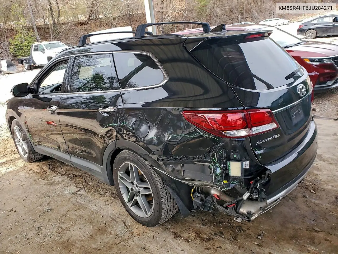 KM8SR4HF6JU284271 2018 Hyundai Santa Fe Se Ultimate
