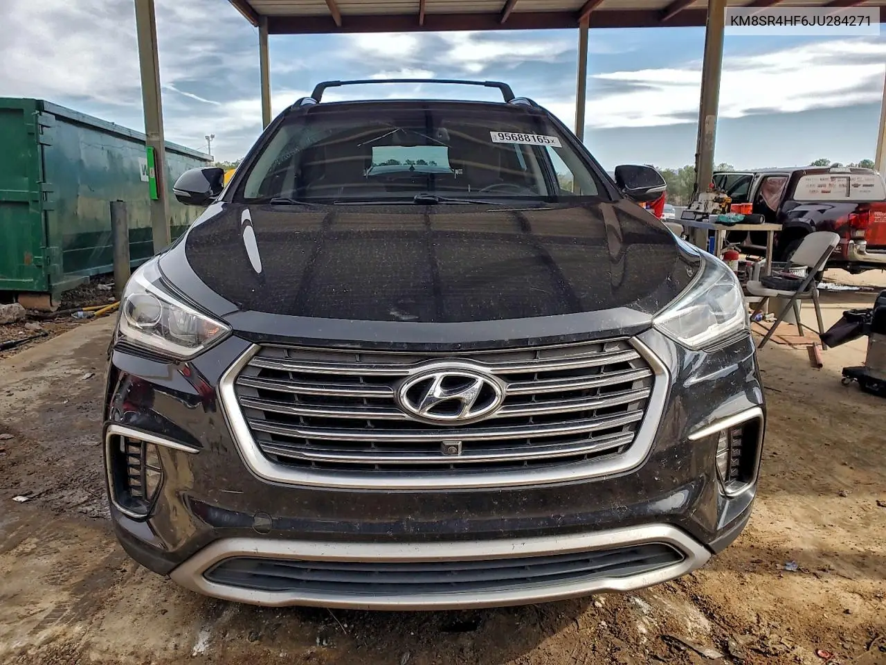 KM8SR4HF6JU284271 2018 Hyundai Santa Fe Se Ultimate