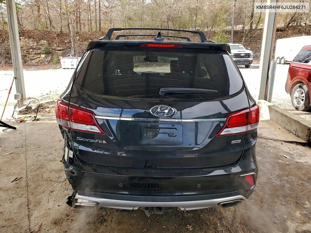 KM8SR4HF6JU284271 2018 Hyundai Santa Fe Se Ultimate
