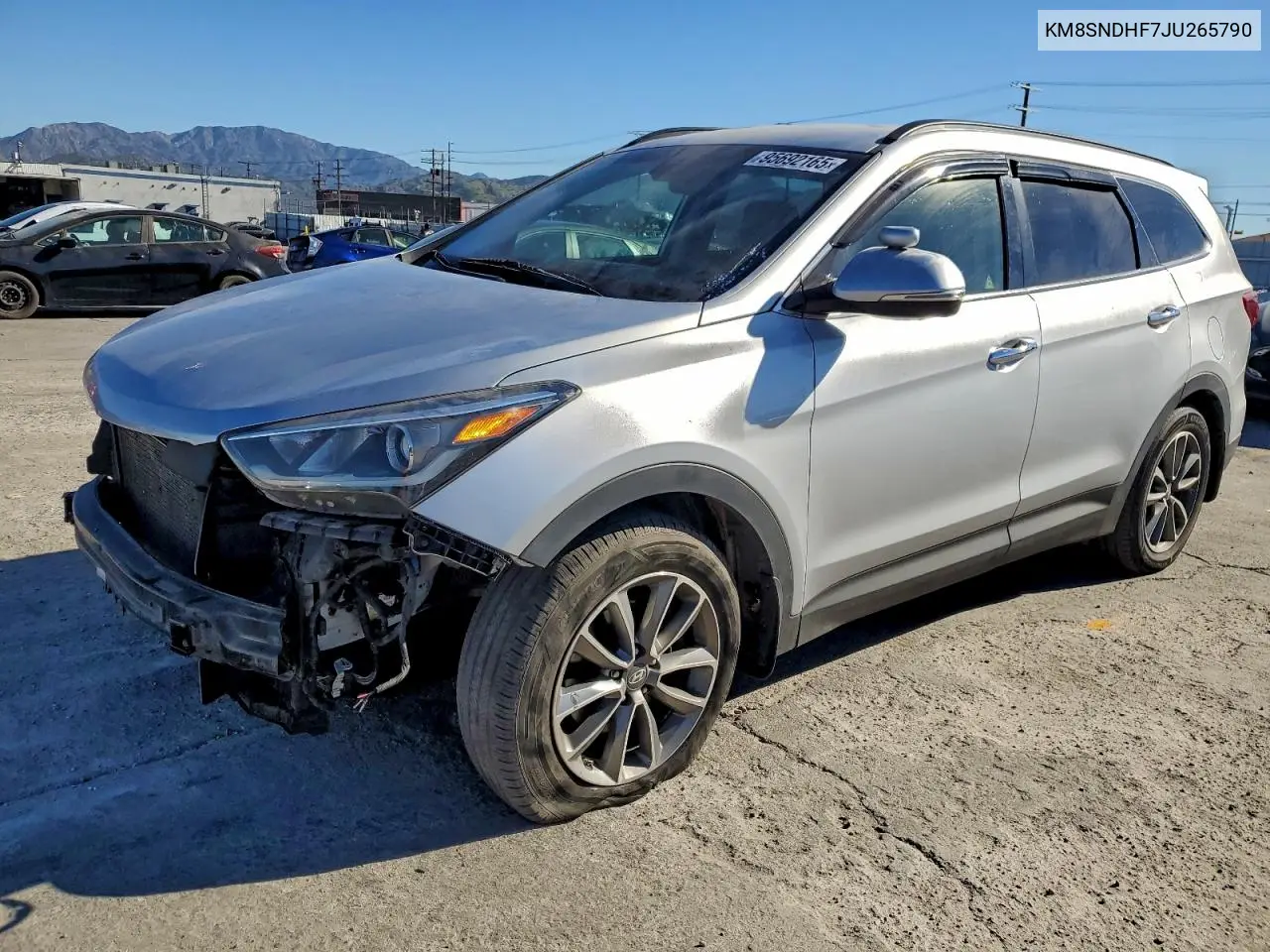 KM8SNDHF7JU265790 2018 Hyundai Santa Fe Se