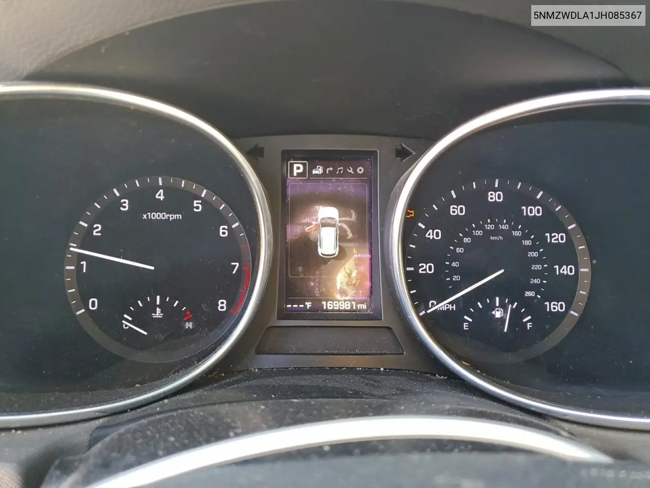 5NMZWDLA1JH085367 2018 Hyundai Santa Fe Sport