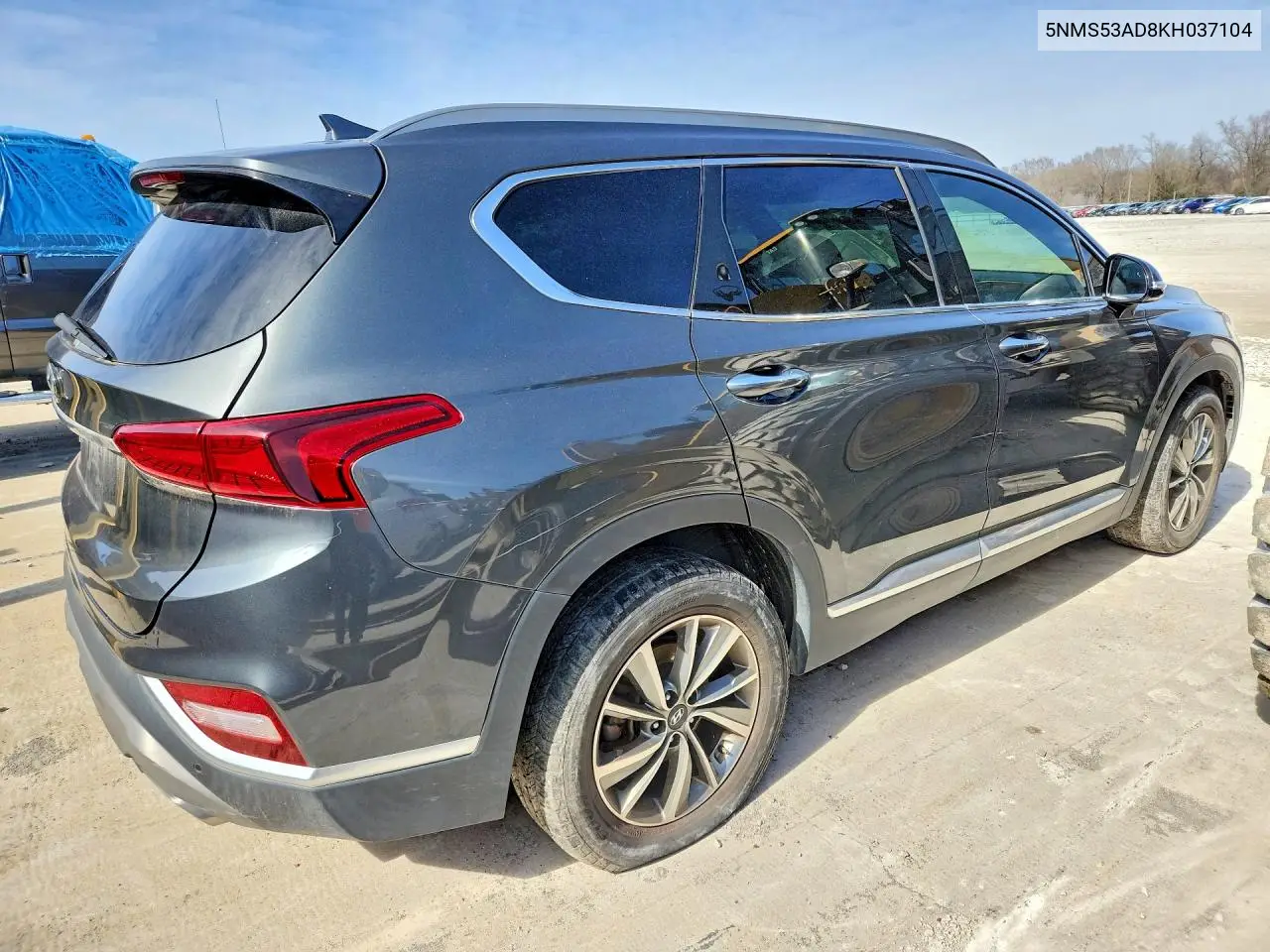 5NMS53AD8KH037104 2019 Hyundai Santa Fe Ultimate 2.4L