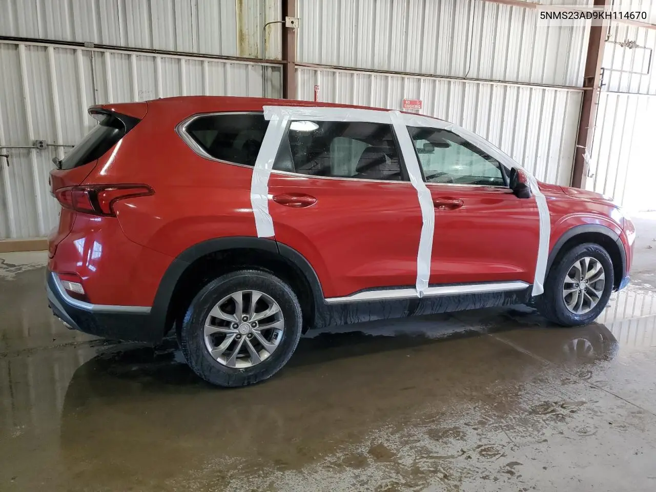 5NMS23AD9KH114670 2019 Hyundai Santa Fe Se
