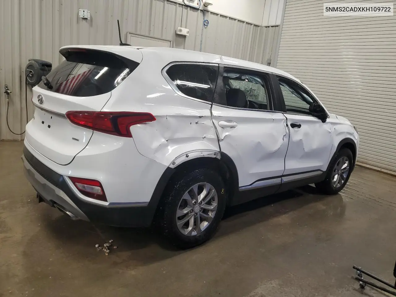 5NMS2CADXKH109722 2019 Hyundai Santa Fe Se