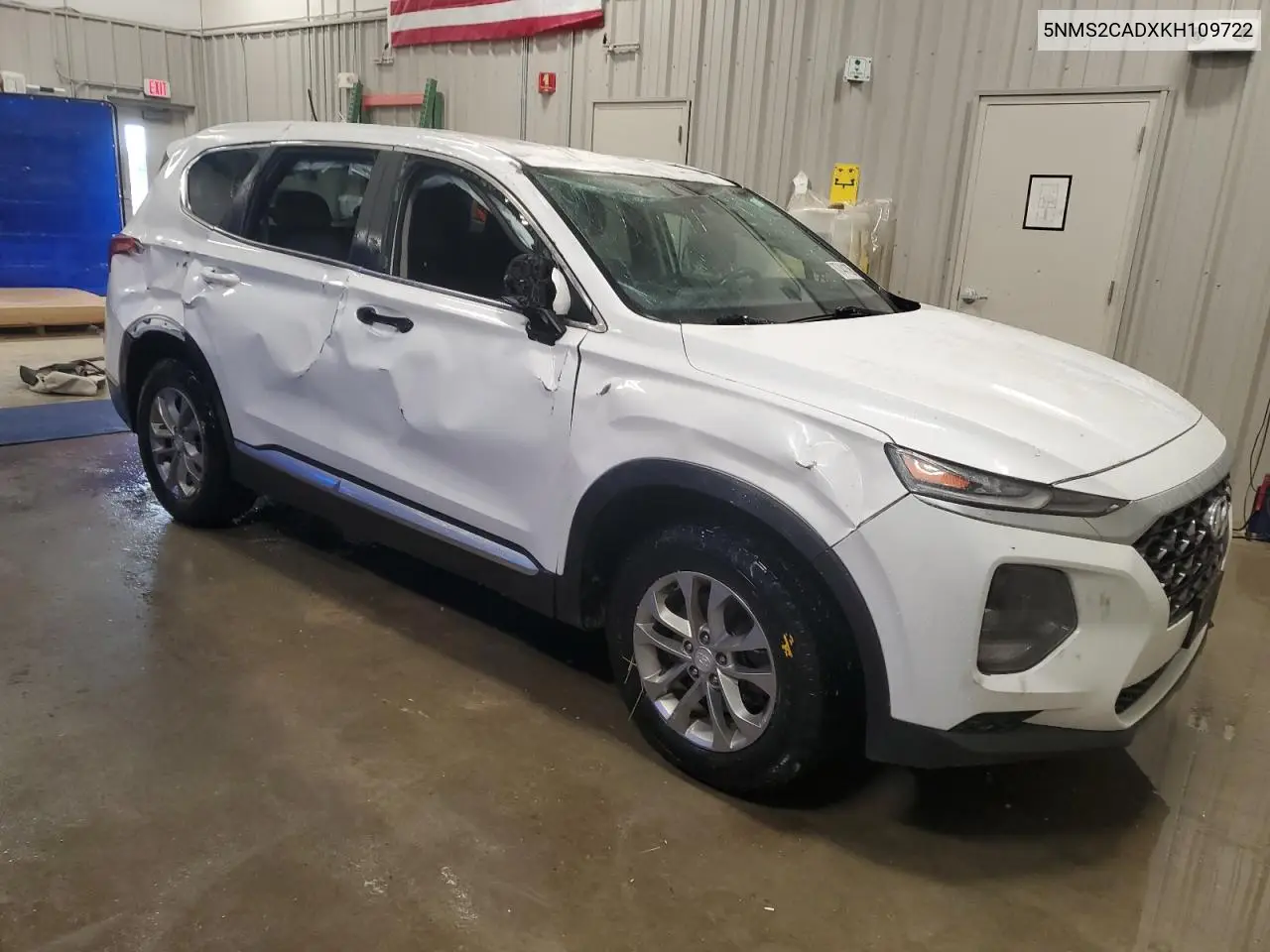 5NMS2CADXKH109722 2019 Hyundai Santa Fe Se