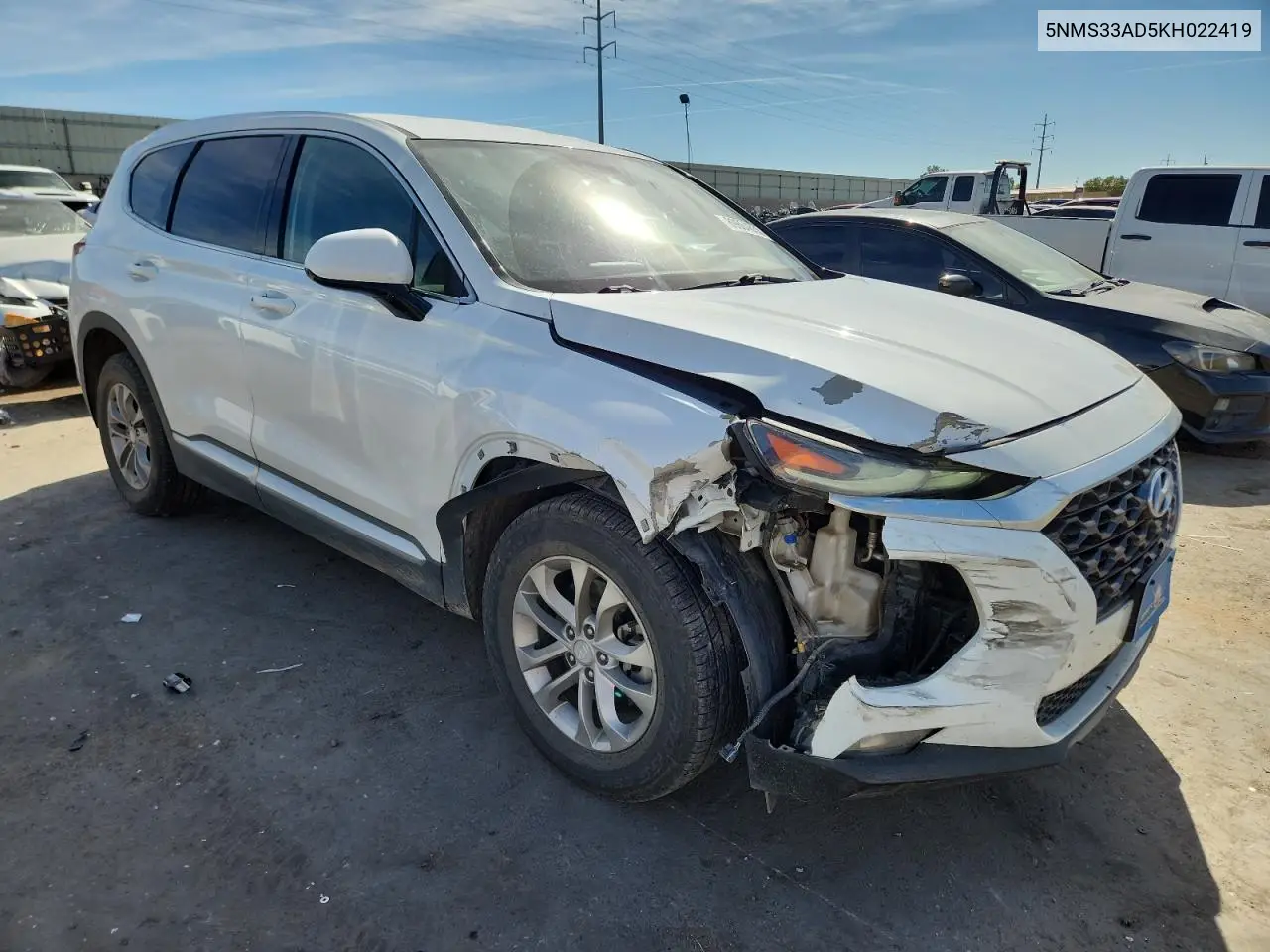 5NMS33AD5KH022419 2019 Hyundai Santa Fe Sel