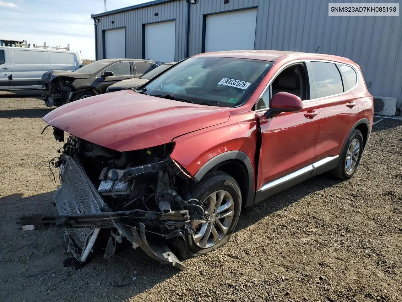 5NMS23AD7KH085198 2019 Hyundai Santa Fe Se