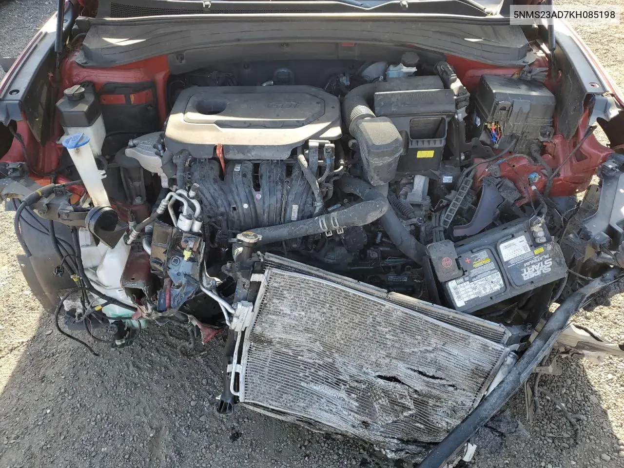 5NMS23AD7KH085198 2019 Hyundai Santa Fe Se