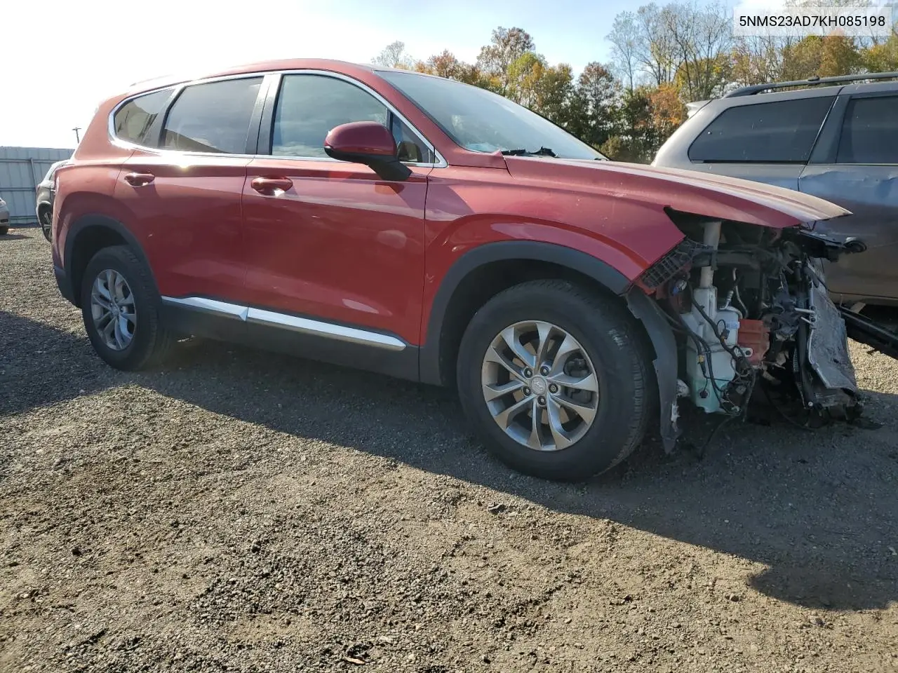 5NMS23AD7KH085198 2019 Hyundai Santa Fe Se
